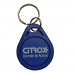 KIT 2 CHAVEIRO PROXIMIDADE CITROX PPA AZUL RFID 13MHZ MIFARE
