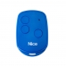 Controle Remoto Portão NICE Linear HCS TX 3 Botões Azul 3TB