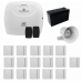 KIT ALARME WIFI JFL SMARTCLOUD 32 COM 16 SENSORES SEM FIO
