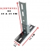 SUPORTE FIXACAO MOTOR PORTÃO AUTOMÁTICO BASCULANTE COMPATIVEL DIVERSAS MARCAS - AJUSTÁVEL