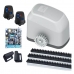 Kit Motor Portão Eletrônico Nice Peccinin Gatter 1/4hp 127v Cor Cinza Frequência 433 Tamanho Da Engrenagem Z20 110v