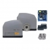 Kit Motor Portão Eletrônico Nice Peccinin Gatter 1/4hp 220v Cor Cinza Frequência 433 Tamanho Da Engrenagem Z20 220v